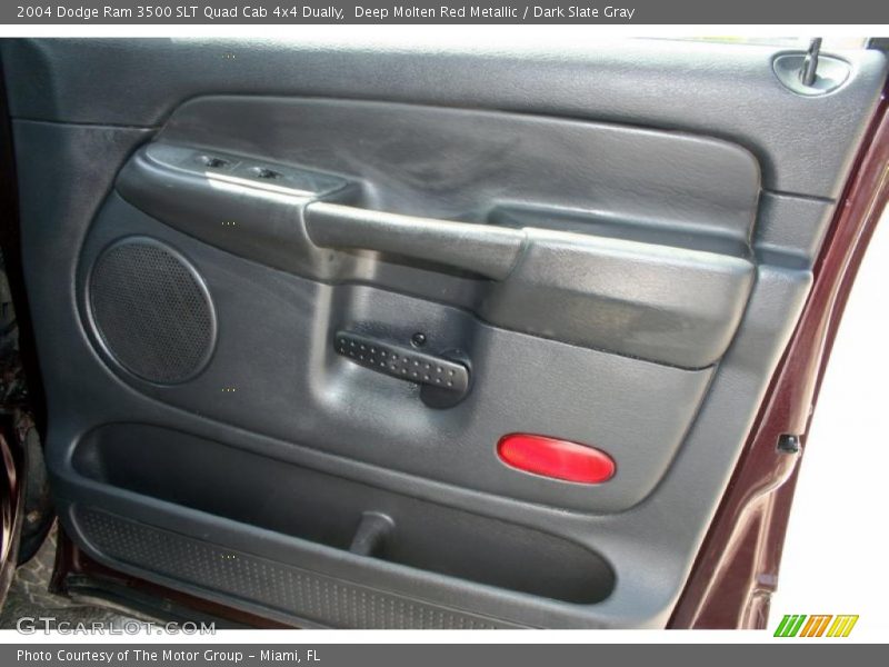 Deep Molten Red Metallic / Dark Slate Gray 2004 Dodge Ram 3500 SLT Quad Cab 4x4 Dually