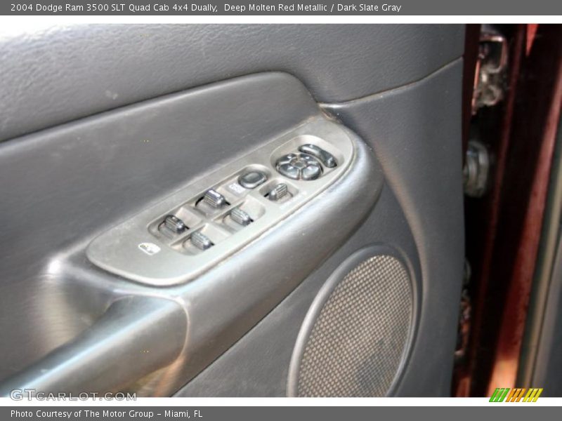 Deep Molten Red Metallic / Dark Slate Gray 2004 Dodge Ram 3500 SLT Quad Cab 4x4 Dually