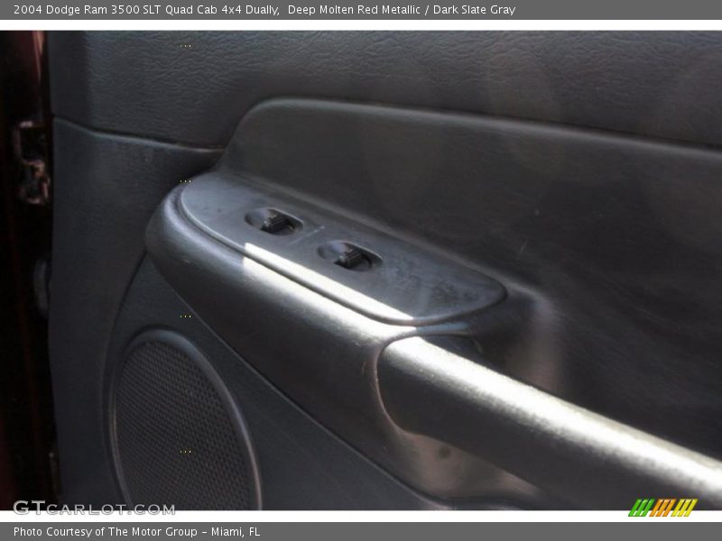 Deep Molten Red Metallic / Dark Slate Gray 2004 Dodge Ram 3500 SLT Quad Cab 4x4 Dually