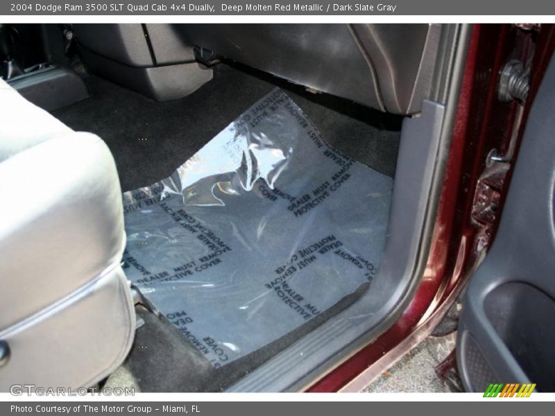 Deep Molten Red Metallic / Dark Slate Gray 2004 Dodge Ram 3500 SLT Quad Cab 4x4 Dually