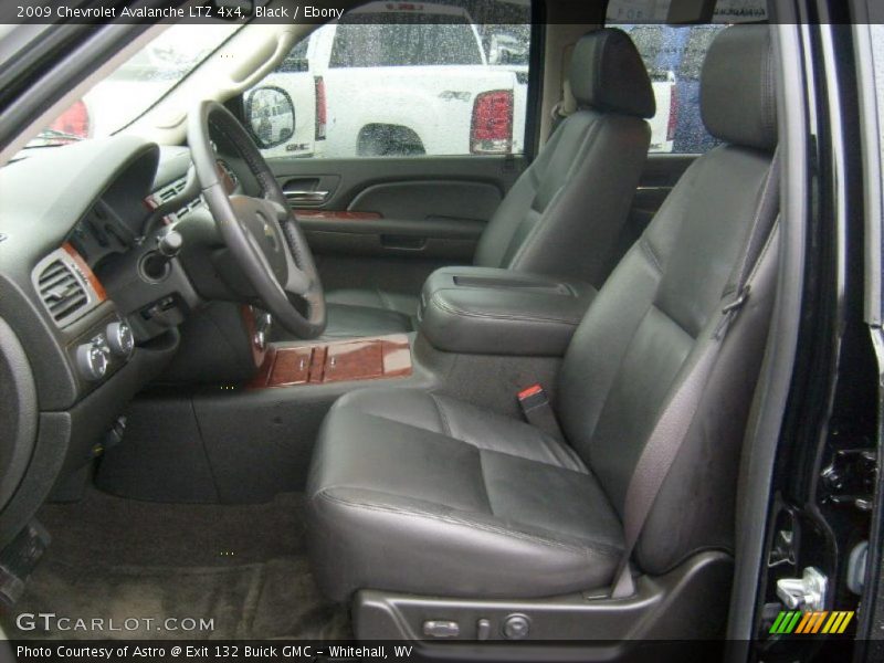  2009 Avalanche LTZ 4x4 Ebony Interior