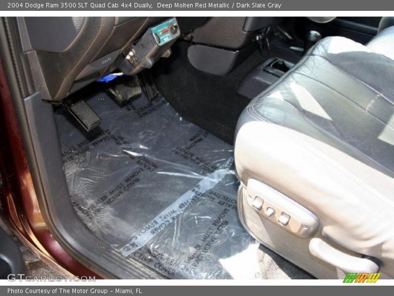 Deep Molten Red Metallic / Dark Slate Gray 2004 Dodge Ram 3500 SLT Quad Cab 4x4 Dually