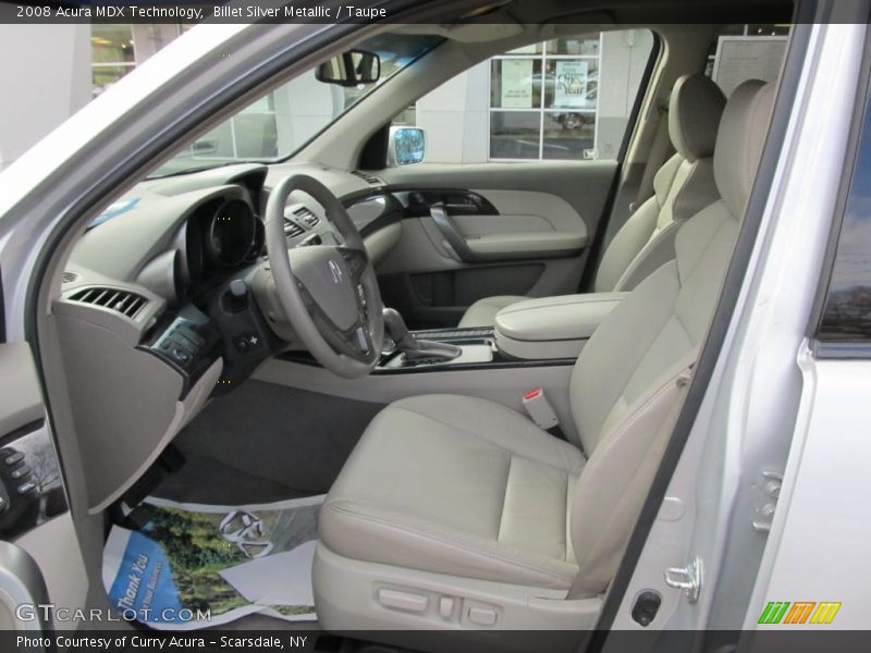 Billet Silver Metallic / Taupe 2008 Acura MDX Technology