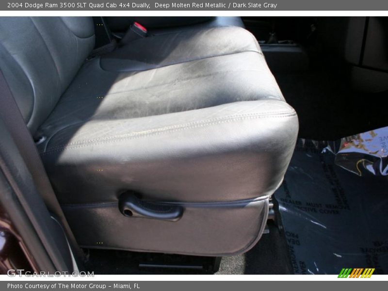 Deep Molten Red Metallic / Dark Slate Gray 2004 Dodge Ram 3500 SLT Quad Cab 4x4 Dually