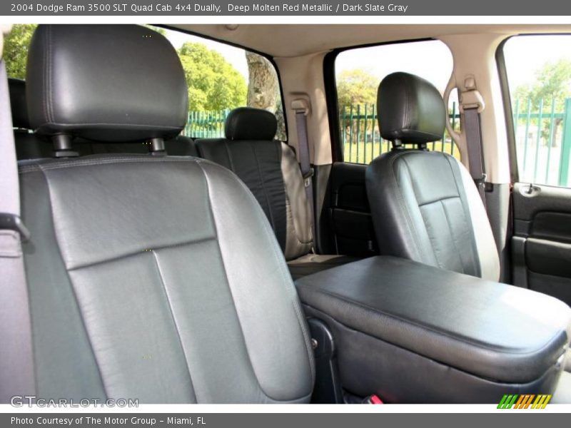 Deep Molten Red Metallic / Dark Slate Gray 2004 Dodge Ram 3500 SLT Quad Cab 4x4 Dually