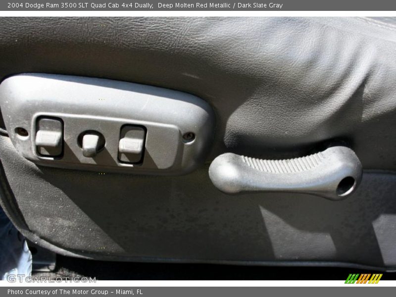 Deep Molten Red Metallic / Dark Slate Gray 2004 Dodge Ram 3500 SLT Quad Cab 4x4 Dually