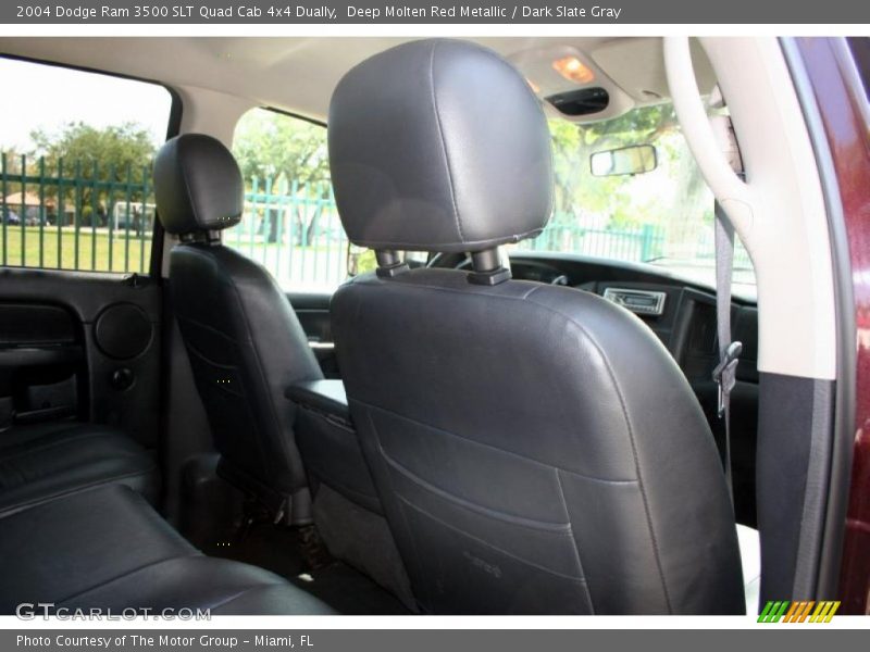 Deep Molten Red Metallic / Dark Slate Gray 2004 Dodge Ram 3500 SLT Quad Cab 4x4 Dually