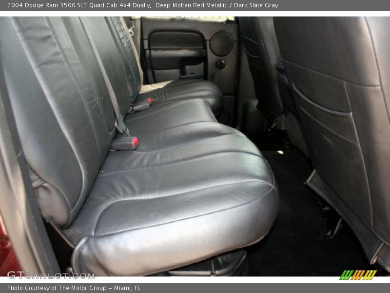 Deep Molten Red Metallic / Dark Slate Gray 2004 Dodge Ram 3500 SLT Quad Cab 4x4 Dually