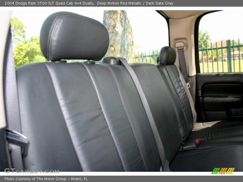 Deep Molten Red Metallic / Dark Slate Gray 2004 Dodge Ram 3500 SLT Quad Cab 4x4 Dually