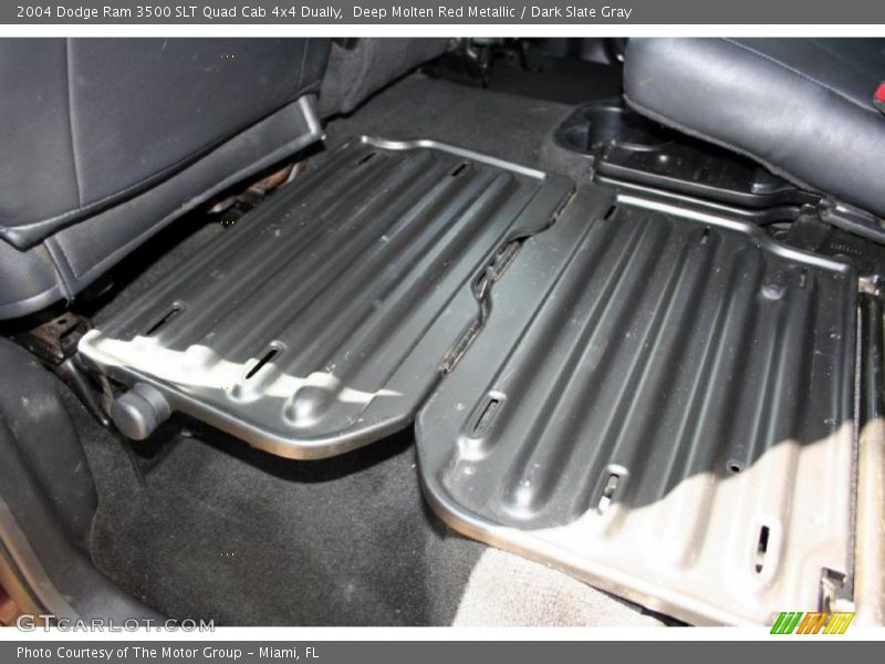 Deep Molten Red Metallic / Dark Slate Gray 2004 Dodge Ram 3500 SLT Quad Cab 4x4 Dually