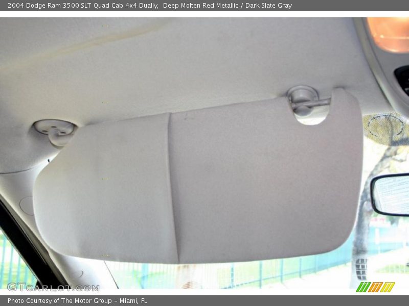 Deep Molten Red Metallic / Dark Slate Gray 2004 Dodge Ram 3500 SLT Quad Cab 4x4 Dually