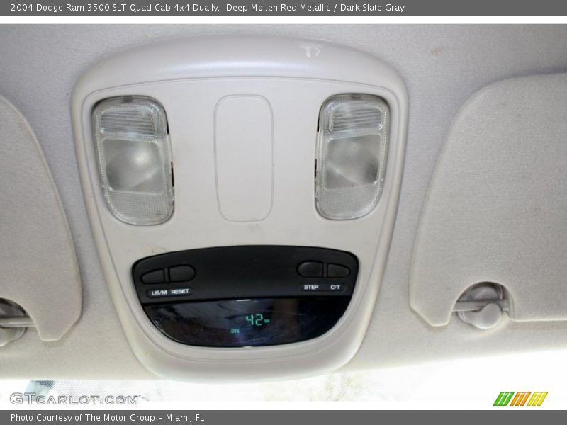 Deep Molten Red Metallic / Dark Slate Gray 2004 Dodge Ram 3500 SLT Quad Cab 4x4 Dually