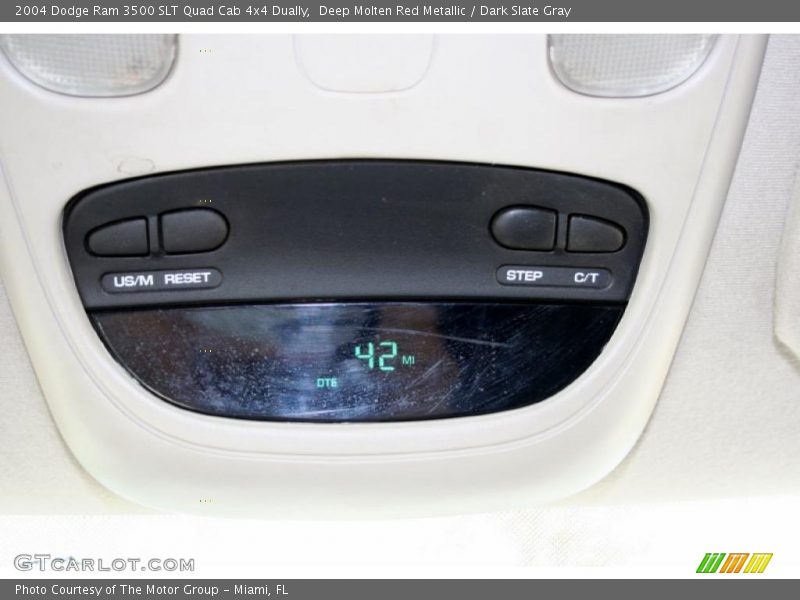 Deep Molten Red Metallic / Dark Slate Gray 2004 Dodge Ram 3500 SLT Quad Cab 4x4 Dually