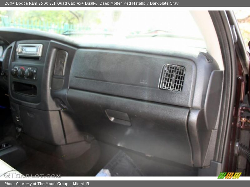 Deep Molten Red Metallic / Dark Slate Gray 2004 Dodge Ram 3500 SLT Quad Cab 4x4 Dually
