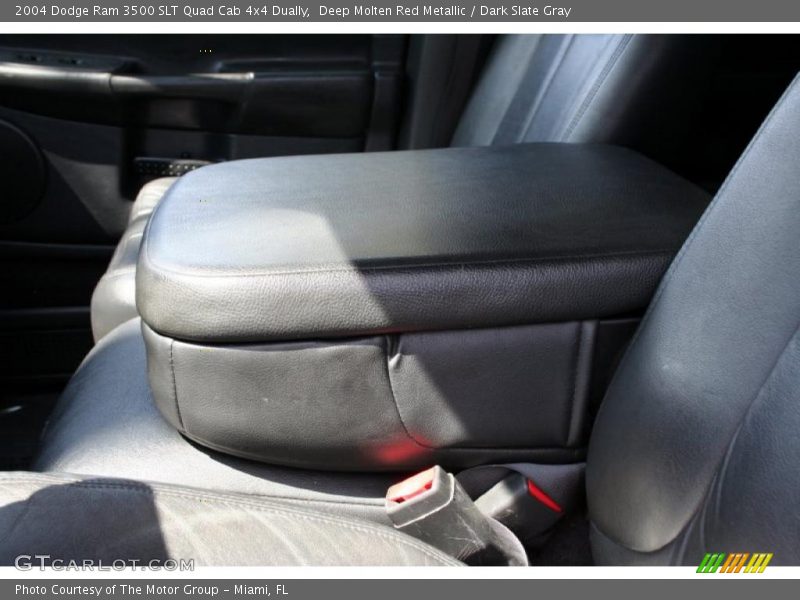 Deep Molten Red Metallic / Dark Slate Gray 2004 Dodge Ram 3500 SLT Quad Cab 4x4 Dually