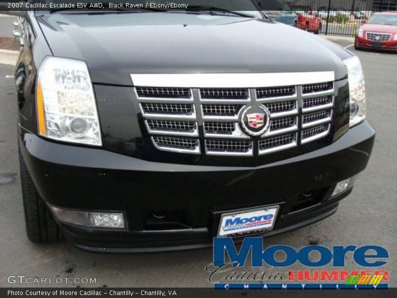 Black Raven / Ebony/Ebony 2007 Cadillac Escalade ESV AWD