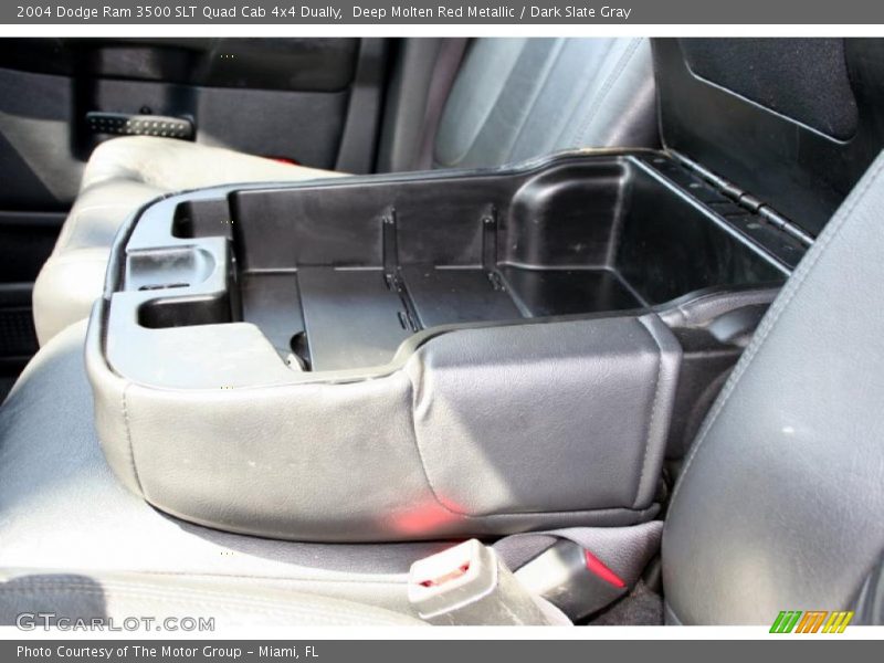 Deep Molten Red Metallic / Dark Slate Gray 2004 Dodge Ram 3500 SLT Quad Cab 4x4 Dually