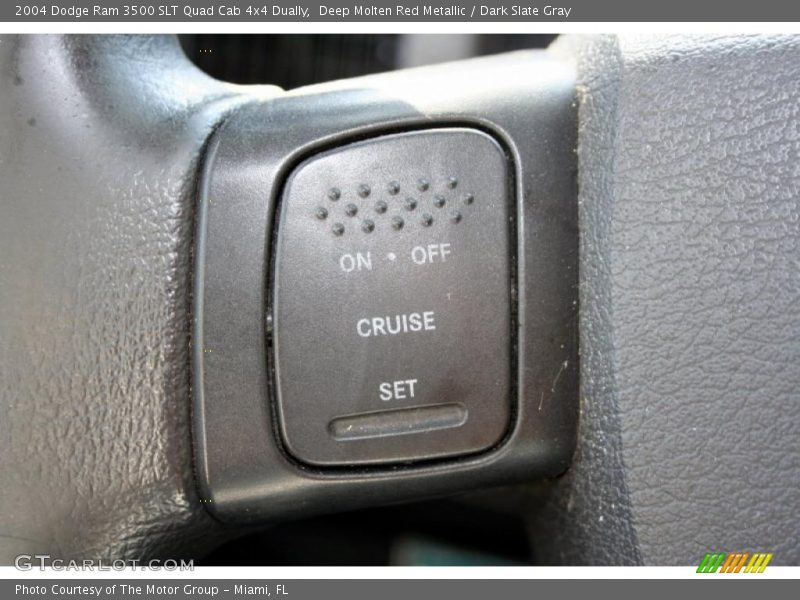 Deep Molten Red Metallic / Dark Slate Gray 2004 Dodge Ram 3500 SLT Quad Cab 4x4 Dually
