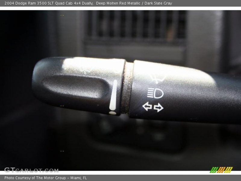 Deep Molten Red Metallic / Dark Slate Gray 2004 Dodge Ram 3500 SLT Quad Cab 4x4 Dually