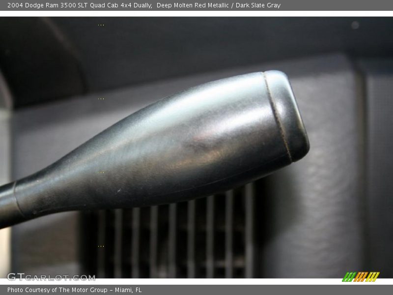 Deep Molten Red Metallic / Dark Slate Gray 2004 Dodge Ram 3500 SLT Quad Cab 4x4 Dually