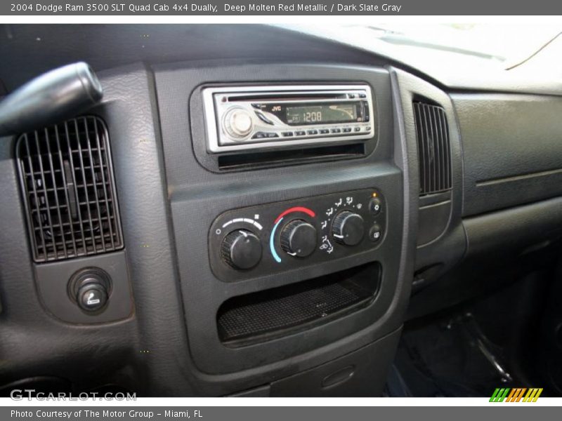 Deep Molten Red Metallic / Dark Slate Gray 2004 Dodge Ram 3500 SLT Quad Cab 4x4 Dually