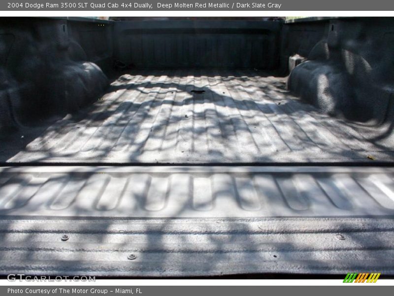 Deep Molten Red Metallic / Dark Slate Gray 2004 Dodge Ram 3500 SLT Quad Cab 4x4 Dually