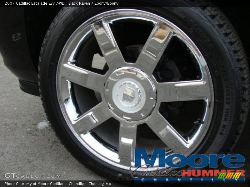 Black Raven / Ebony/Ebony 2007 Cadillac Escalade ESV AWD