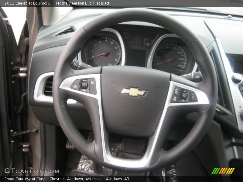 Mocha Steel Metallic / Jet Black 2011 Chevrolet Equinox LT