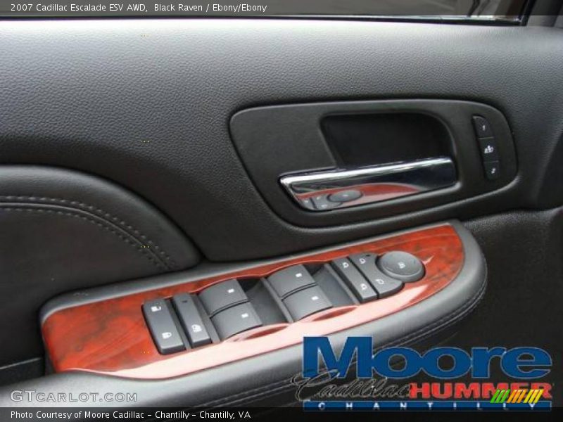 Black Raven / Ebony/Ebony 2007 Cadillac Escalade ESV AWD