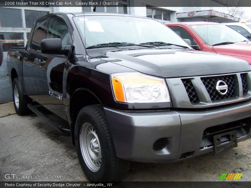 Galaxy Black / Charcoal 2008 Nissan Titan XE Crew Cab 4x4