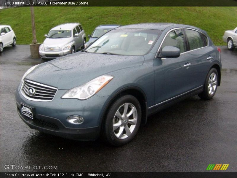 Tidewater Blue / Stone 2008 Infiniti EX 35 AWD