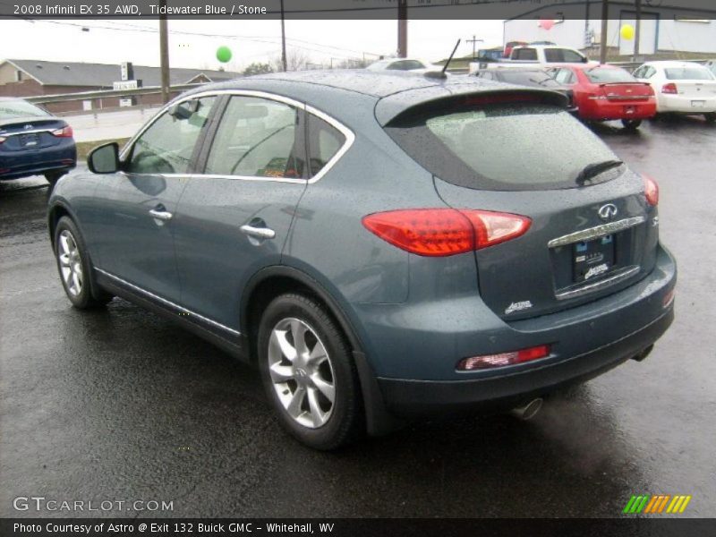 Tidewater Blue / Stone 2008 Infiniti EX 35 AWD