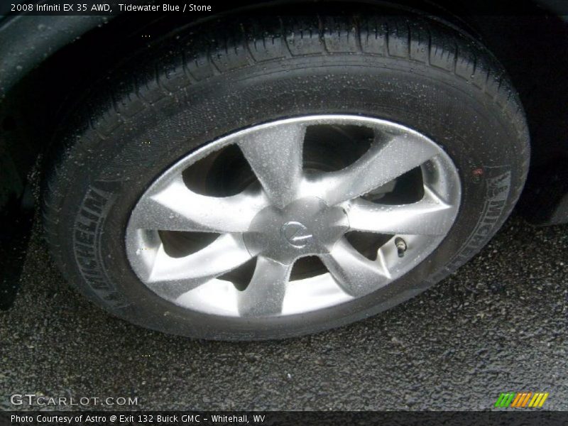 Tidewater Blue / Stone 2008 Infiniti EX 35 AWD