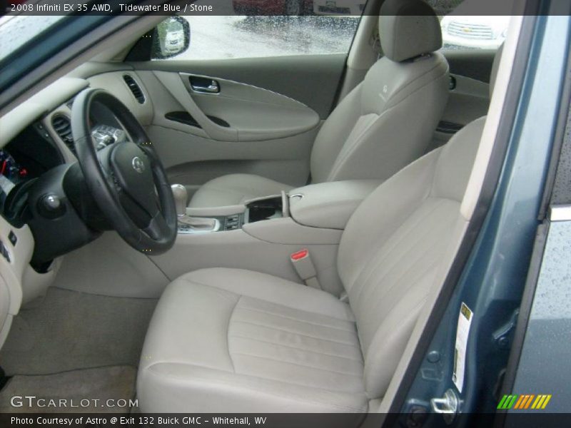 Tidewater Blue / Stone 2008 Infiniti EX 35 AWD