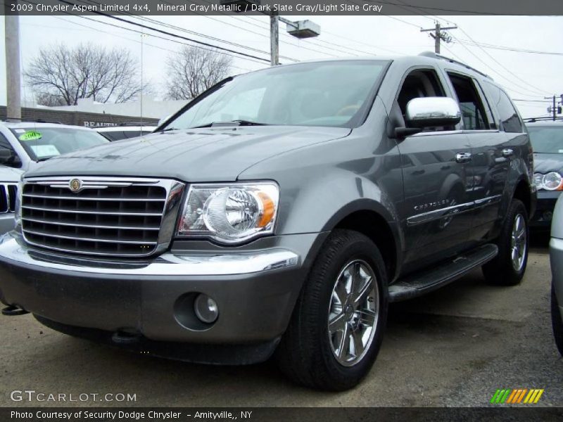 Mineral Gray Metallic / Dark Slate Gray/Light Slate Gray 2009 Chrysler Aspen Limited 4x4