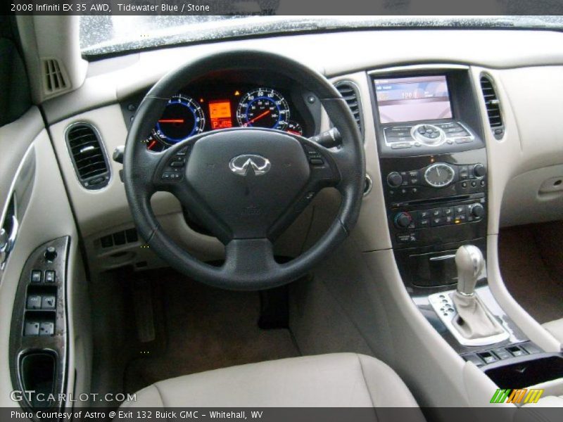 Tidewater Blue / Stone 2008 Infiniti EX 35 AWD