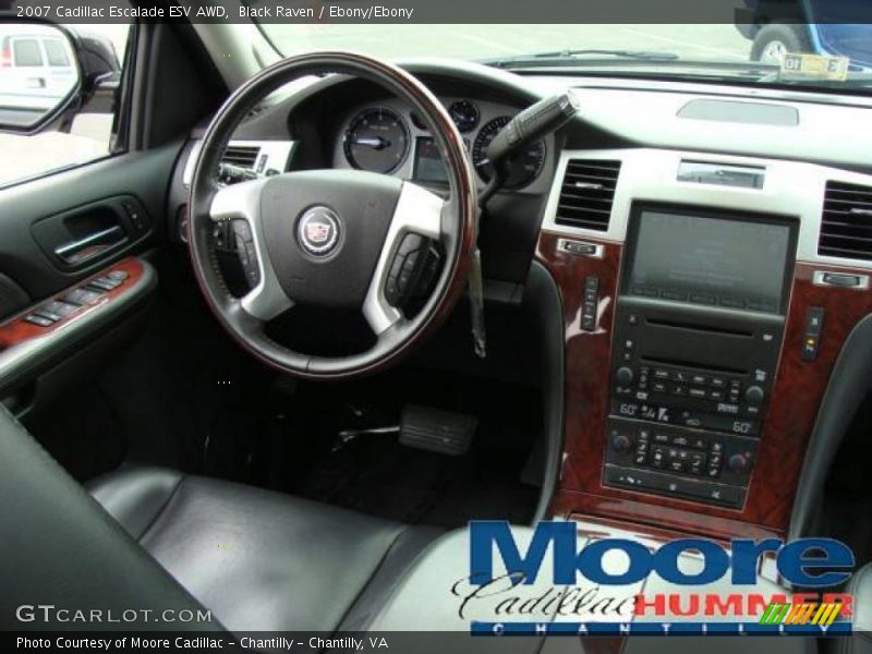Black Raven / Ebony/Ebony 2007 Cadillac Escalade ESV AWD
