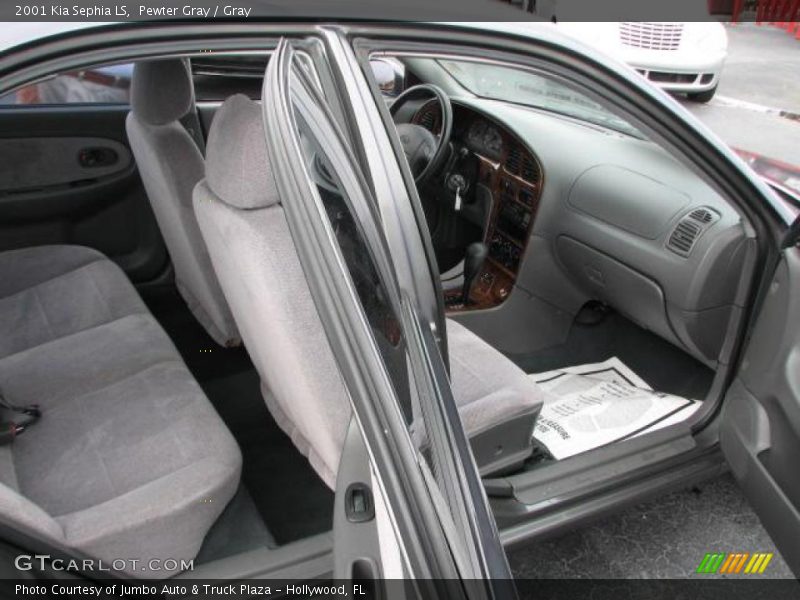 Pewter Gray / Gray 2001 Kia Sephia LS