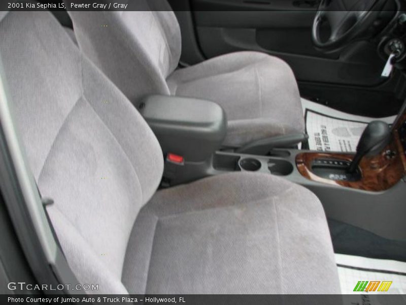 Pewter Gray / Gray 2001 Kia Sephia LS