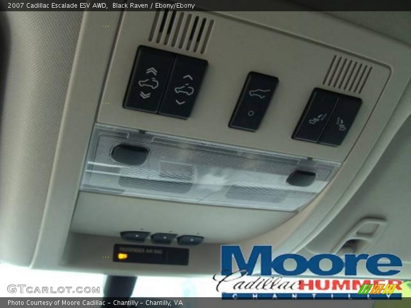 Black Raven / Ebony/Ebony 2007 Cadillac Escalade ESV AWD