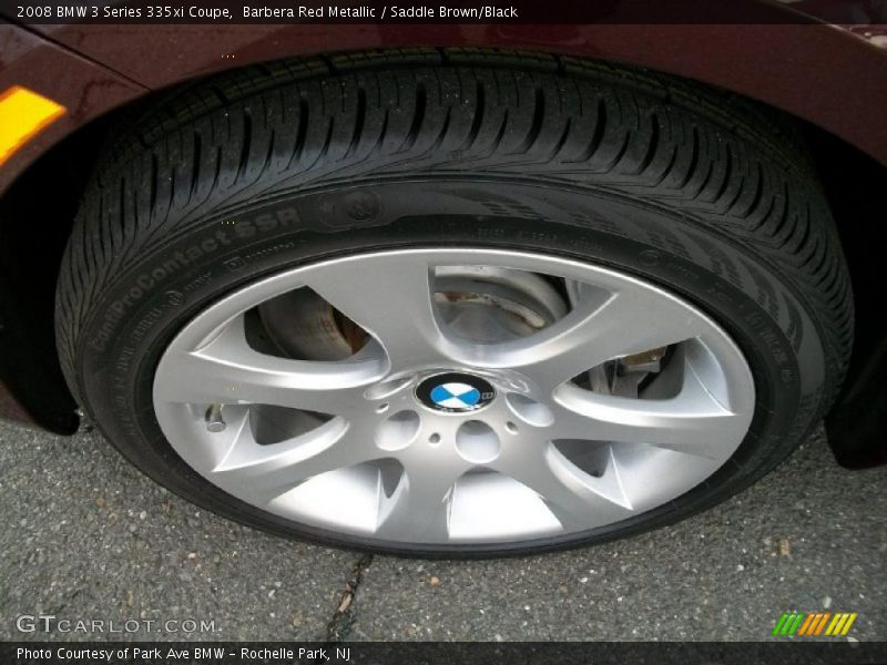 Barbera Red Metallic / Saddle Brown/Black 2008 BMW 3 Series 335xi Coupe