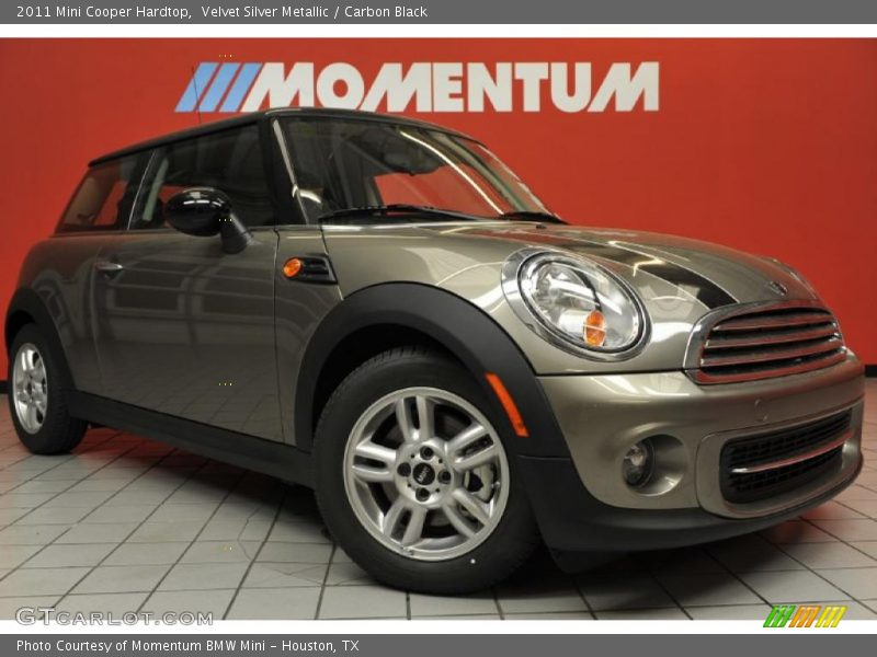 Velvet Silver Metallic / Carbon Black 2011 Mini Cooper Hardtop