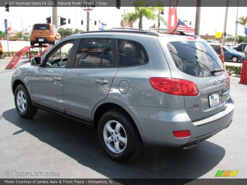 Natural Khaki Green / Gray 2007 Hyundai Santa Fe GLS