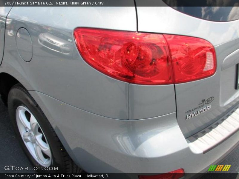Natural Khaki Green / Gray 2007 Hyundai Santa Fe GLS