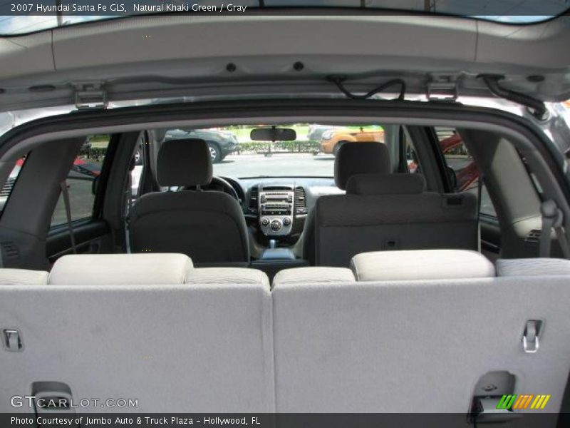 Natural Khaki Green / Gray 2007 Hyundai Santa Fe GLS
