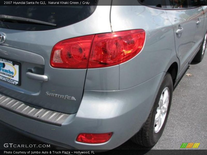 Natural Khaki Green / Gray 2007 Hyundai Santa Fe GLS