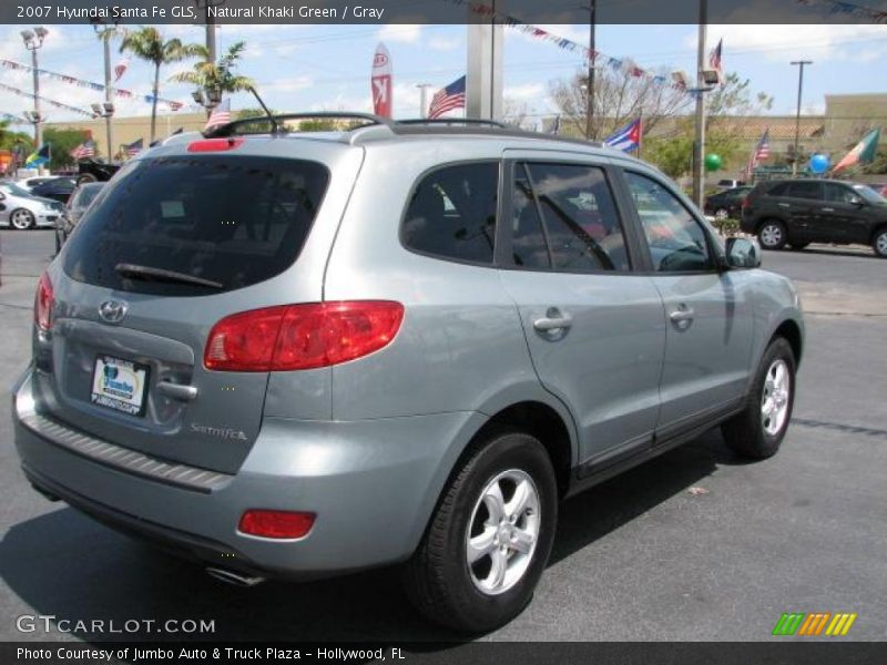 Natural Khaki Green / Gray 2007 Hyundai Santa Fe GLS