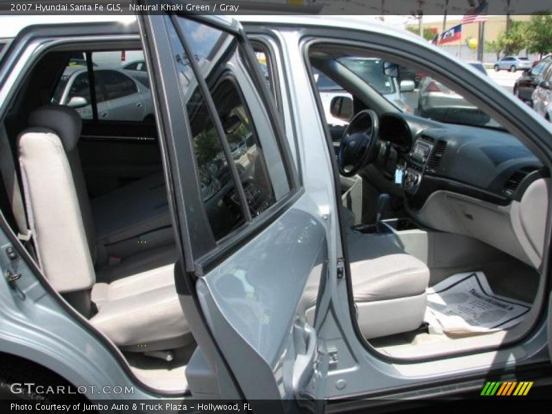 Natural Khaki Green / Gray 2007 Hyundai Santa Fe GLS