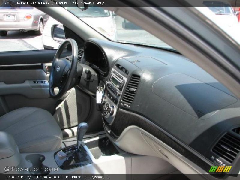 Natural Khaki Green / Gray 2007 Hyundai Santa Fe GLS