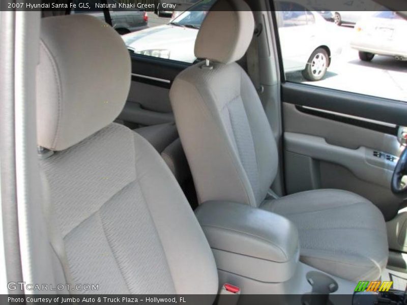 Natural Khaki Green / Gray 2007 Hyundai Santa Fe GLS